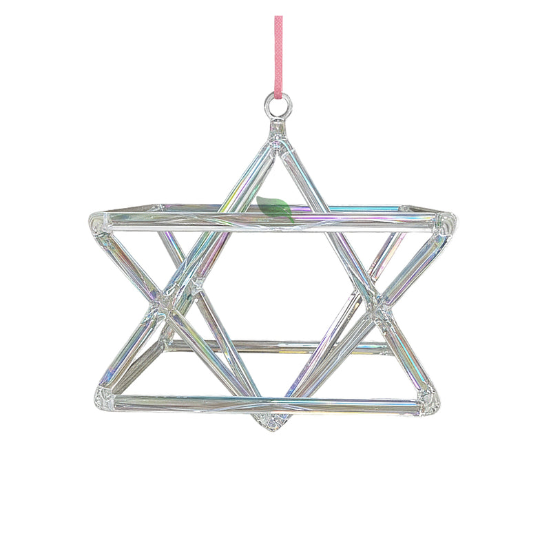 Colorful Crystal Merkaba Instrument for Healing and Meditation