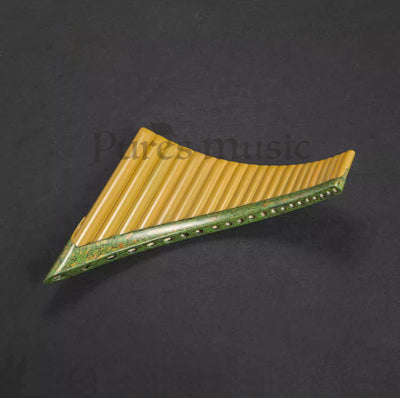 Pan Flute Panpipe Hand Painted Expert Level Art Panpipes Folk Instrument Collectible Pipe Flute