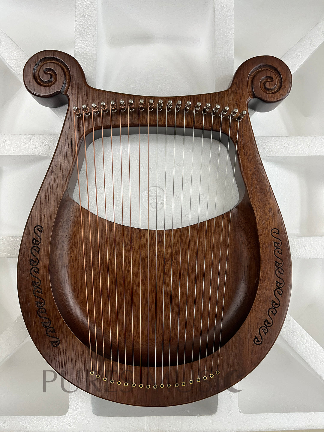 Pures Angel Lyre – 19-String Ancient Small Celtic Harp | Pures Music™