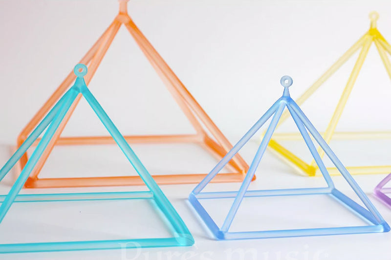 Crystal Singing Pyramid Set 3