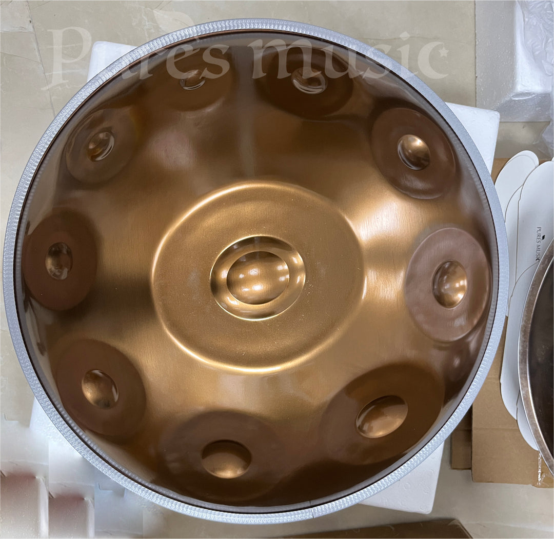 Stainless Steel Handpan Drum ±5 Cents - Sheen | Pures Music™