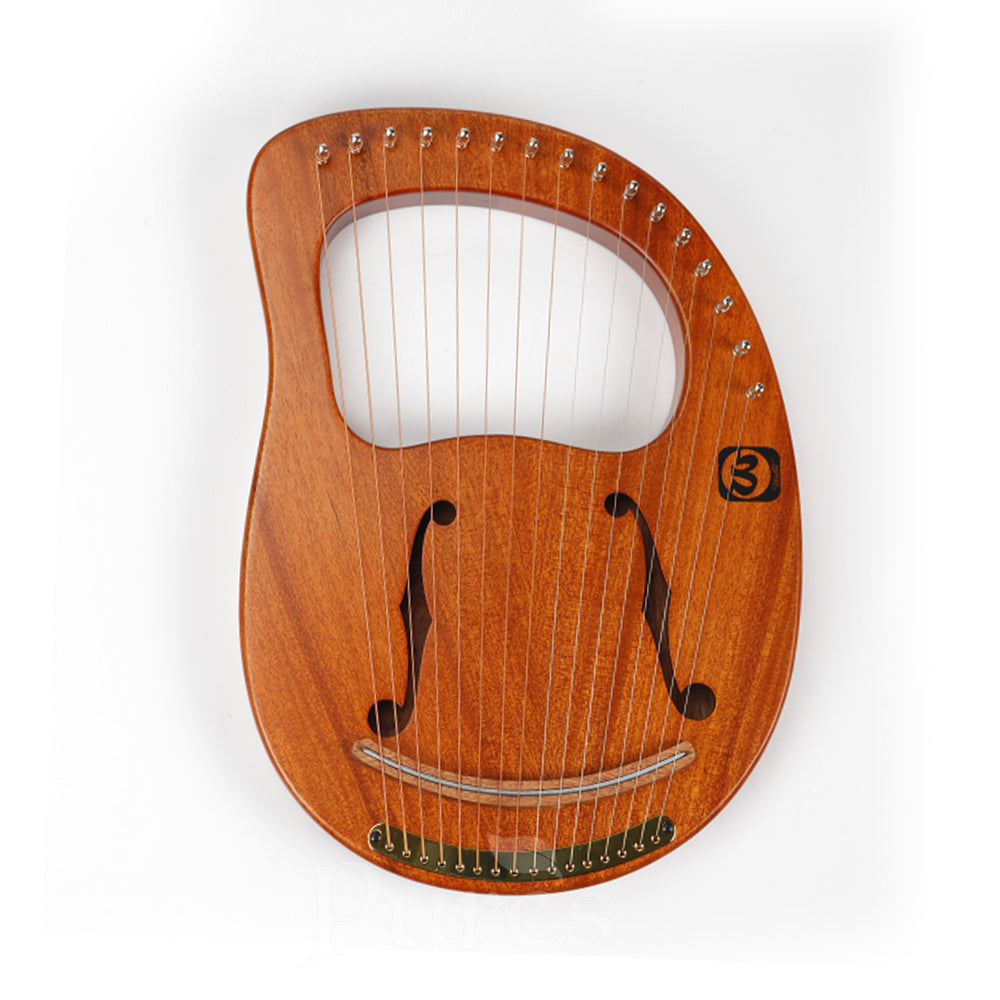 Walter Lyre Harp Premium 16-string Box Lyre Mahogany Stringed Instrume ...