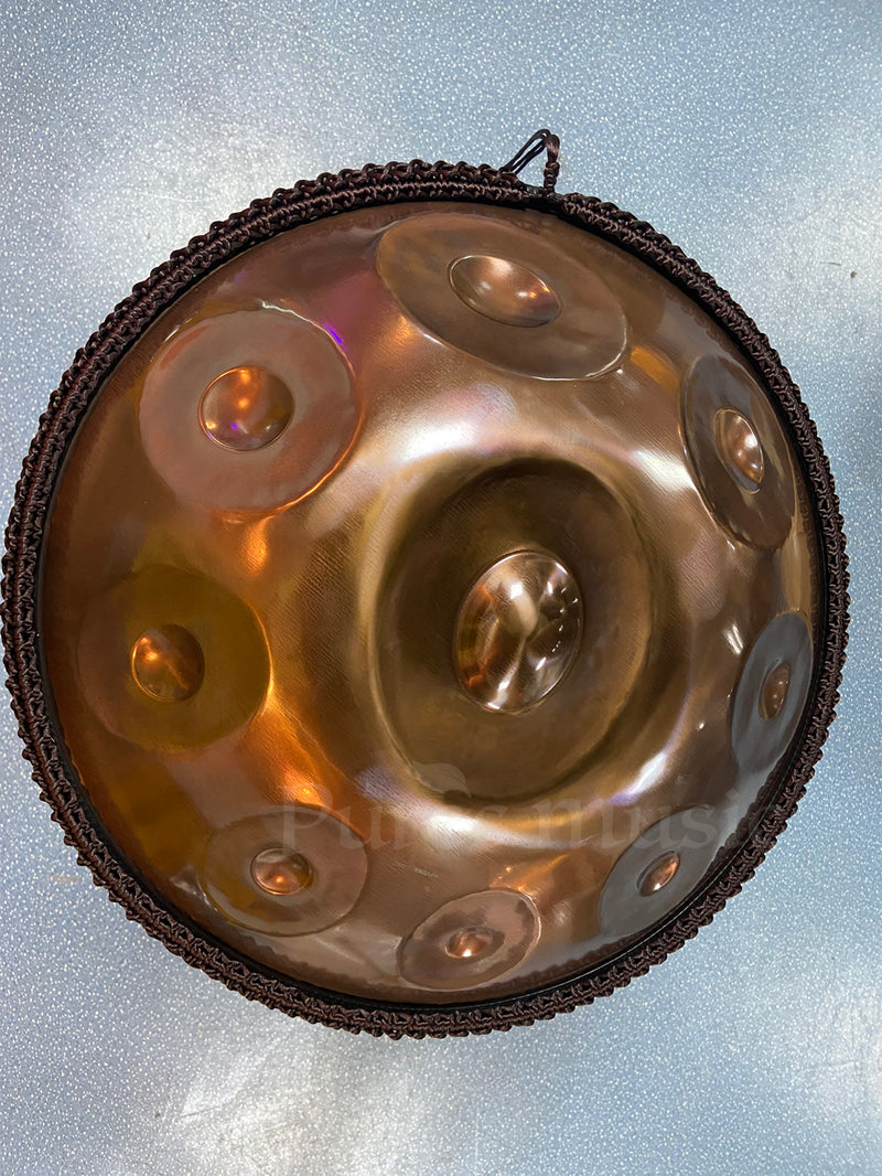Miroir de cuivre de tambour de Handpan personnalisé 9-14 Notes Hang Dr –  Pures Music ™