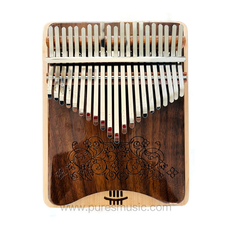 Hluru Kalimba 21 key Side Sound Hole Combination Board Mbira Calimba Thumb Piano
