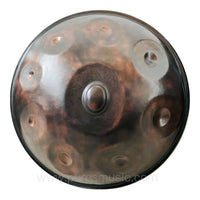 Dragon Flame Handpan Drum 9-12 Note 440/432Hz 22 Pollici Re minore Scala Kurd/Celtica Hang Drum