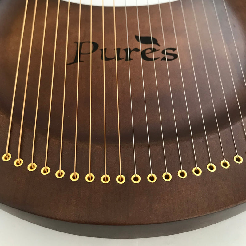 Angelic Instrument String Pures Angel Lyre Harp Ancient 16-19-String Note Wooden Lyre Soothing I ...