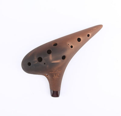 Ocarina En Forme De Tortue - Instrument De Musique En Porcelaine Blanche Pour Débutants - Livré Avec Cordon Et Partition - Léger Et Portable - 7