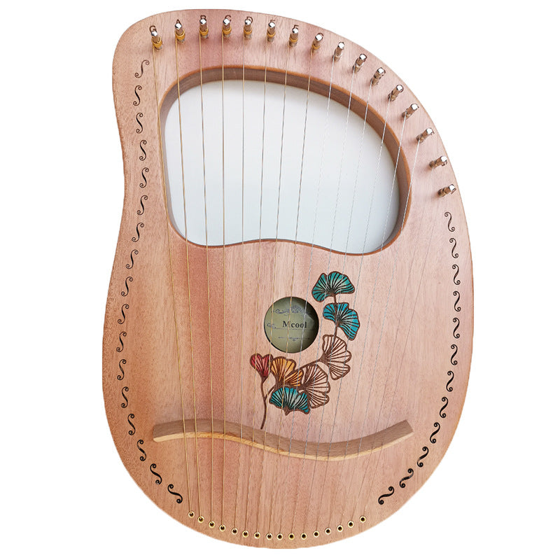 Luck Leaf 16-String Lyre Harp instrumento musical para principiantes