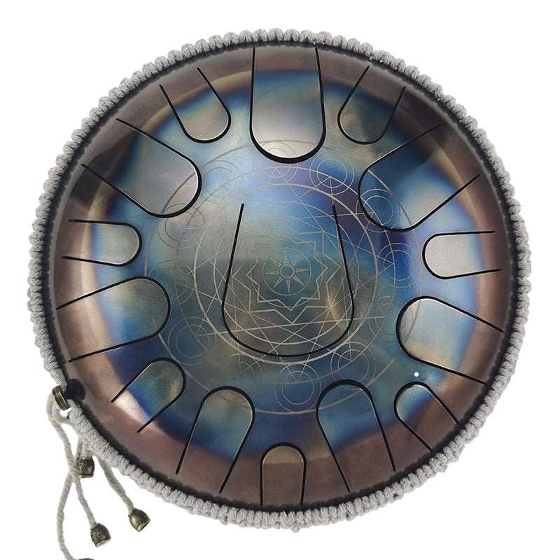 AS TEMAN Constellation of Stars 12 inches 15 Notes Steel Tongue Drum Tank drum Hang drum instrument