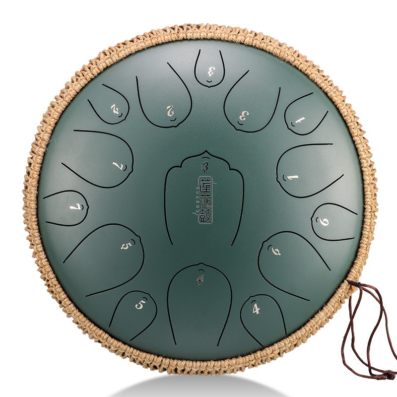 Hluru Huashu Upgrade C Key 15 notes 14 inches C tone Lotus Carbon Tank tongue drum