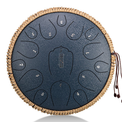 Hluru Huashu Upgrade C Key 15 notes 14 inches C tone Lotus Carbon Tank tongue drum
