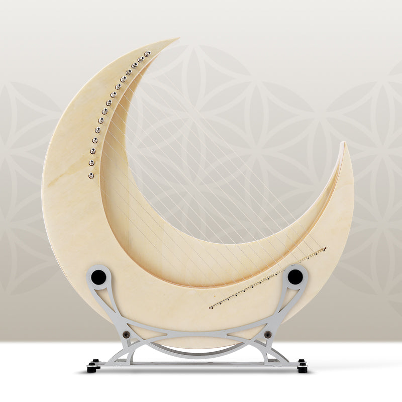 Hluru Moon Lyre Harp - Beginner Gift Instrument | Pures Music™