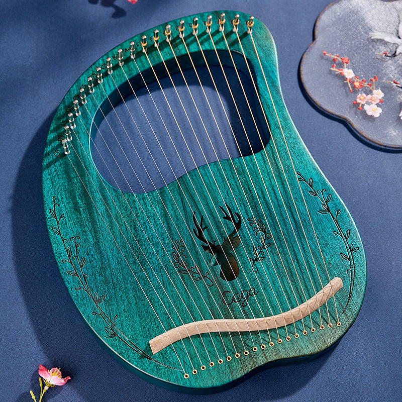 Cega 19-String 16-String Deer Lyre Harp Resonance Box Instrument