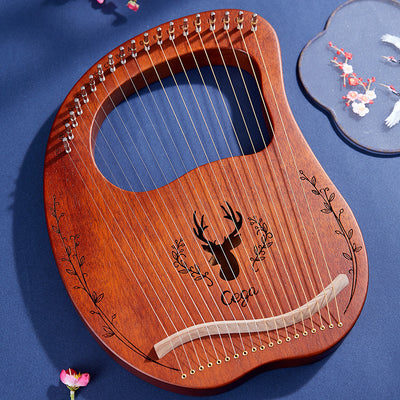 Instrumento de caixa de ressonância de harpa Cega de 19 cordas e 16 cordas