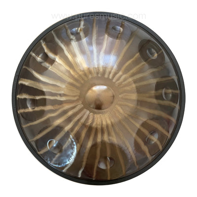 Sun God Handpan Drum D minor Kurd Celtic Scale 9-12 Note 432 Hz e 440 Hz Professional Hang Drum