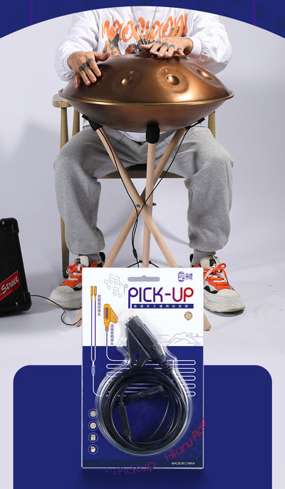 Hluru Universal Pick up para Kalimba thumb piano Handpan Tongue drum Lyre Harp pastilla magnética profesional