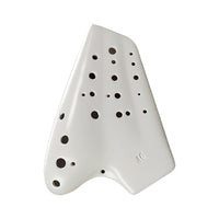 Classic Solid Color Triple Chamber Ocarina Natural Matte Alto C Clay Ocarina Instrument