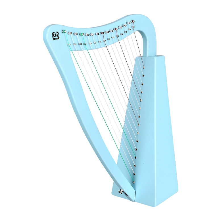 Walter.t Arpa de lira irlandesa de 15 cuerdas Instrumento de lira portátil para principiantes