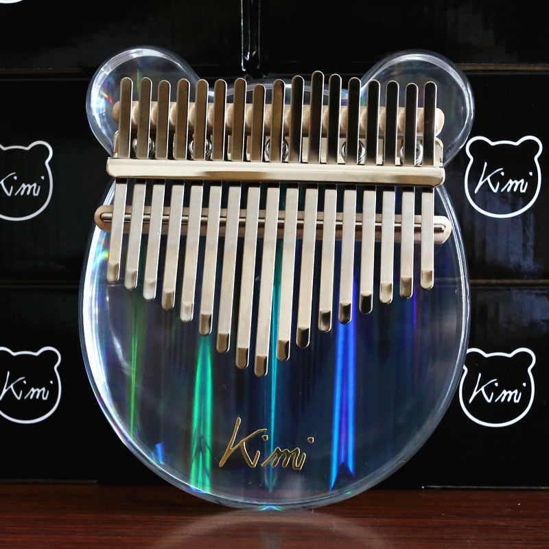 Kimi 17 Key Kalimba Colorful Acrylic Thumb Piano