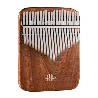 Hluru Sandalwood 21 key Flat Solid Board Kalimba 21 Tone Finger Thumb Piano