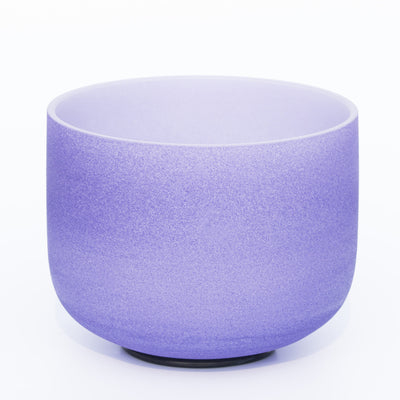 Solid Color 7 Colors 440/432Hz Crystal Singing Bowl Quartz Chakra Bowl Meditation Cleansing Sound bath Bowl