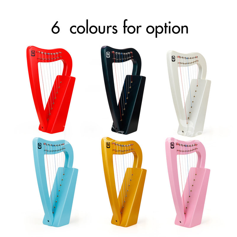 Small String Instrument Handheld Walter.T Small Harp - 8-String Handheld Celtic Harp | Pures Music™