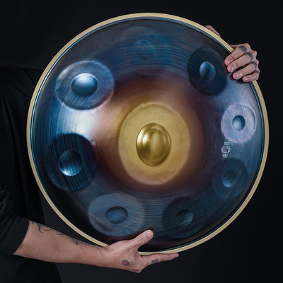 Hluru Handpan Drum Universe Estilo mejorado 9/10 Notas Professional Cosmos Hang Drum