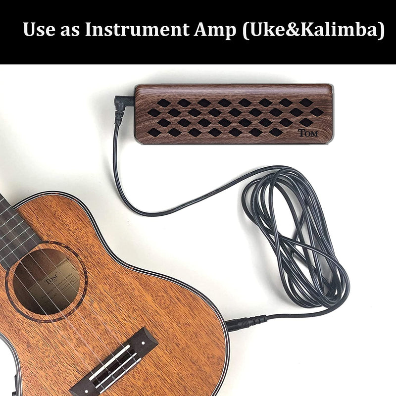 Portable Speaker Amplifier for Kalimba/Handpan/Steel tongue drum/Lyre Harp Instruments