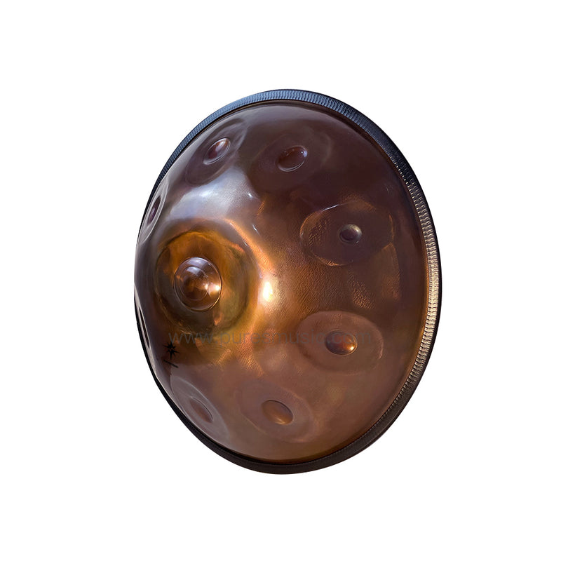 Custom Handpan Drum Copper Mirror 9-12 Notes Customized Expert Grade Hang Drum