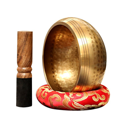 Raindrop sound bowl Handmade Tibetan healing chakra bowls Yoga Meditation Brass Crafts Music Singing Bowl