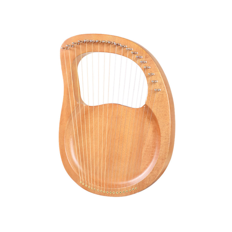 Classic Lyre Harp 16-19-String Note Plate Type Retro Wooden Lyre Instrument
