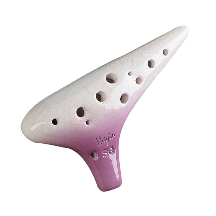 Gradient Color SG 12 Hole Ocarina Treble Soprano Ocarina