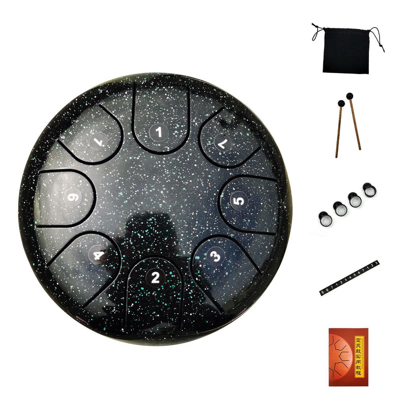 Starry Tank drum 6inches 8notes AS TEMAN steel tongue drum - Pures Music