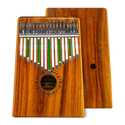 Gecko Kalimba 17-key Hollow Thumb Piano Classic Acacia Wood Finger Piano K17K