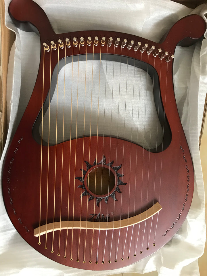 美品 木製ハープ エンジェルスハープ ミニハープ ライアーハープ
