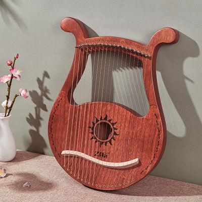 Zani Angel Musical Note 19-String Portable Lyre Harp Lyre instrumento para principiantes