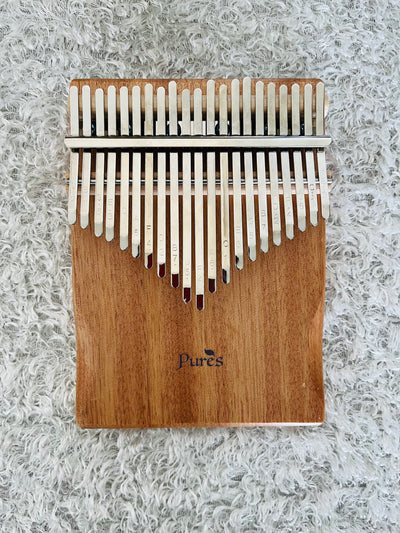 Pures A1 Przenośna Kalimba 21 klawiszy / 17 klawiszy Lekki, łatwy w użyciu instrument fortepianowy kciukowy
