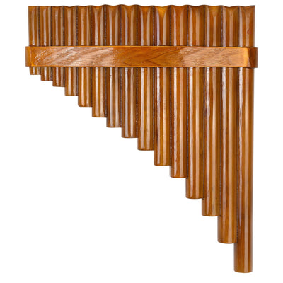 Flauta de Pan de 15 tubos, llave G mejorada, pipas de bambú de alta calidad, instrumento de viento de madera tradicional chino