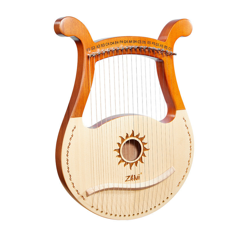 Zani Angel Musical Note 19-String Portable Lyre Harp Lyre instrument pour débutant