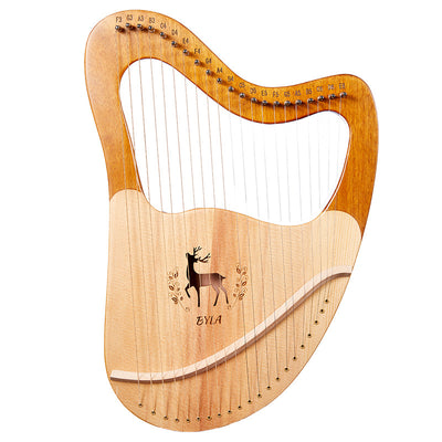 LOMUTY Lyre Harp 16 Metal String with Tuning Wrench Harp Instruments, Lyre Harp is Good Choice for Music Lovers, Beginners and Friends LOMUTY Lyre Harp 16 Metal String with Tuning Wrench Harp Instruments, Lyre Harp is Good Choice for Music Lovers, Beginners and Friends