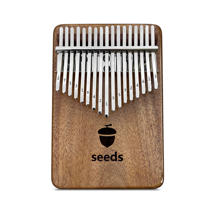Seeds 34 Teclas 24 Teclas Cromáticas Kalimba Doble Capa Treble Pulgar Dedo Piano