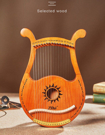 Zani Angel Musical Note 19-String Portable Lyre Harp Lyre strumento per principianti
