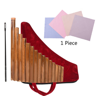 Pan Flute 15 Pipes G Key Bamboo PanPipes Chinese Traditional Musical Instrument