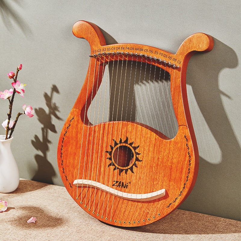 Lyre Not Instrument Buy Zani Angel 19-string Lyres - Lyre Instrument for Beginner | Pures ...
