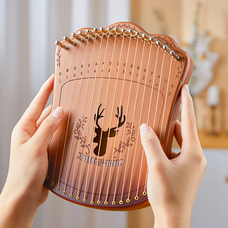 Present Instruments Harpika Mini Lyre Harp - Portable Wooden Gift | Pures Music™