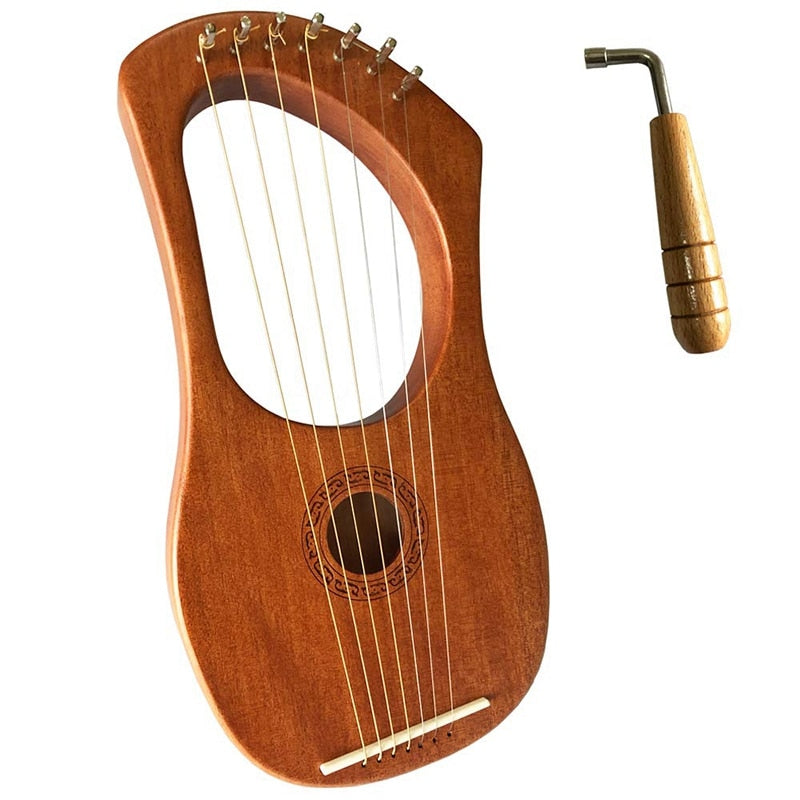 7 String Simple Lyre Harp Seven-Stringed