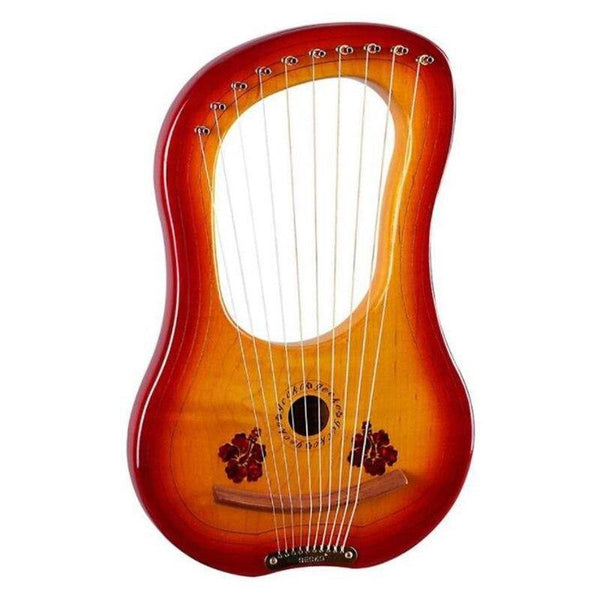GECKO 15-String Lyre Harp Canada MAPLE/Mahogany Wooden - Pures Music
