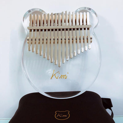 Kimi 17 Key Kalimba Colorful Acrylic Thumb Piano