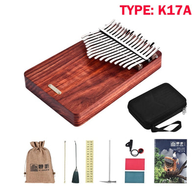 LingTing K17P Kalimba 17-key Portable Thumb Piano K17A K17G