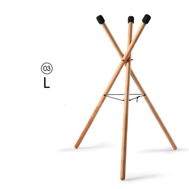Staffa per tamburo Hluru Handpan Tamburo con lingua in acciaio supporto in legno/ferro